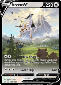 2022 Arceus V Black Star Promo #204 UCG 9