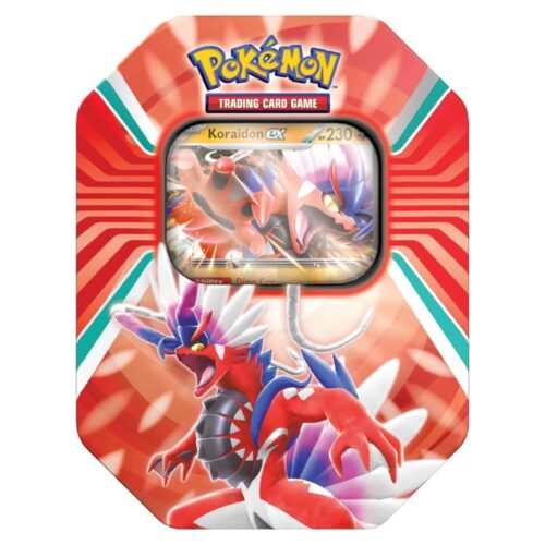 Pokemon Paldea Legends Ex Tin Koraidon