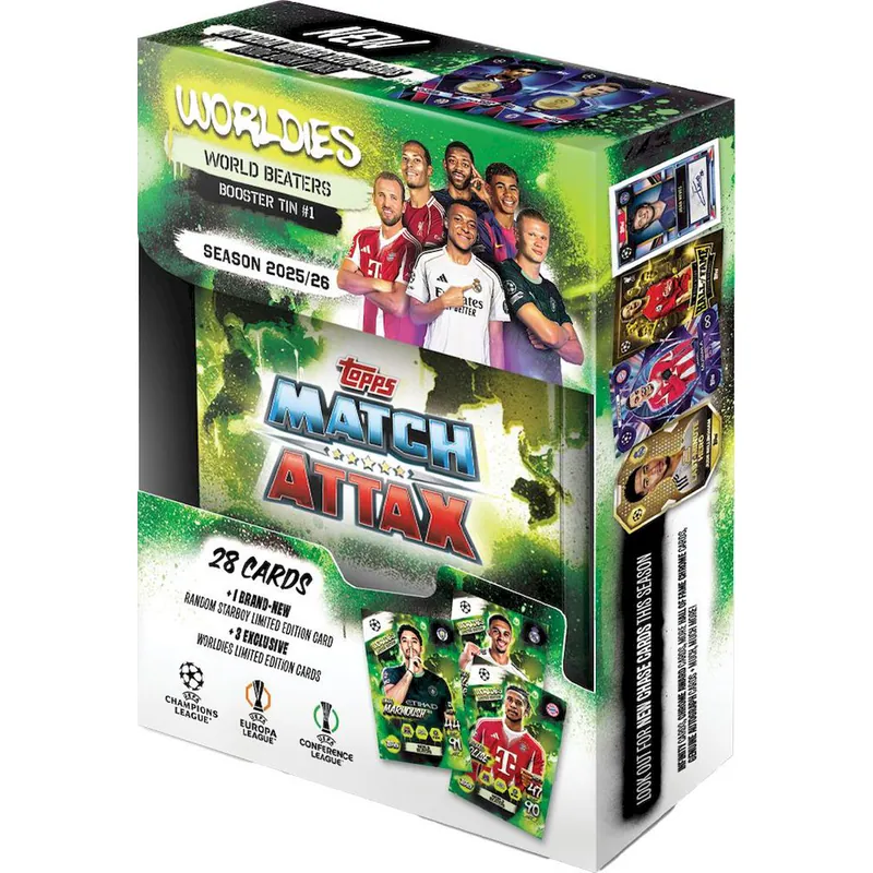 Topps 2025/26 UCC Champions League Match Attax Booster Tin - Τυχαία Επιλογή Σχεδίου - Image 3