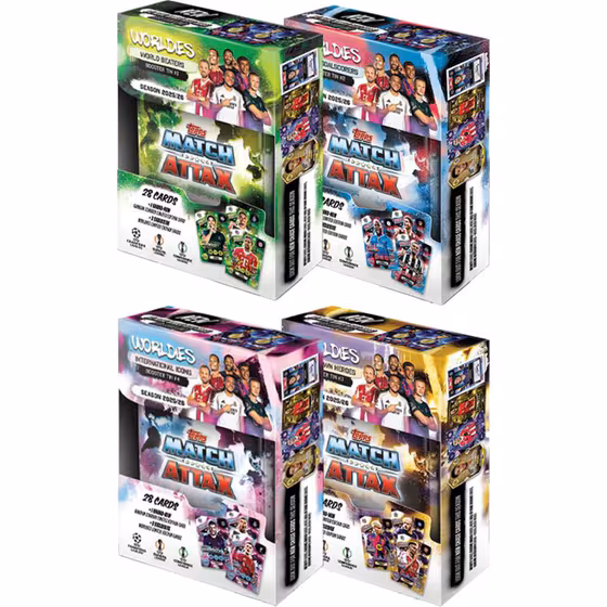 Topps 2025/26 UCC Champions League Match Attax Booster Tin - Τυχαία Επιλογή Σχεδίου