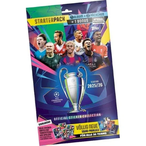 Topps Champions League Stickers 2025/26 Starterpack