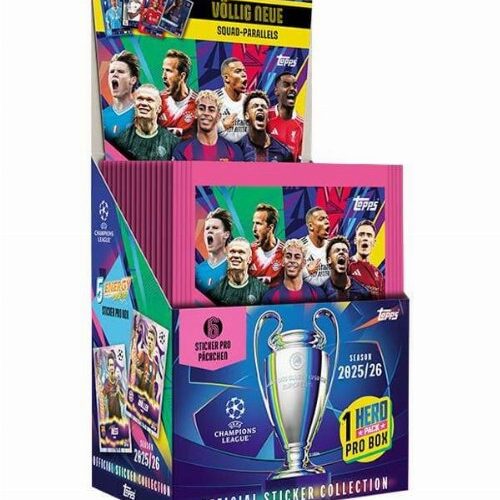 Topps Champions League Stickers 2025/26 Booster Box (50 Φακελάκια)