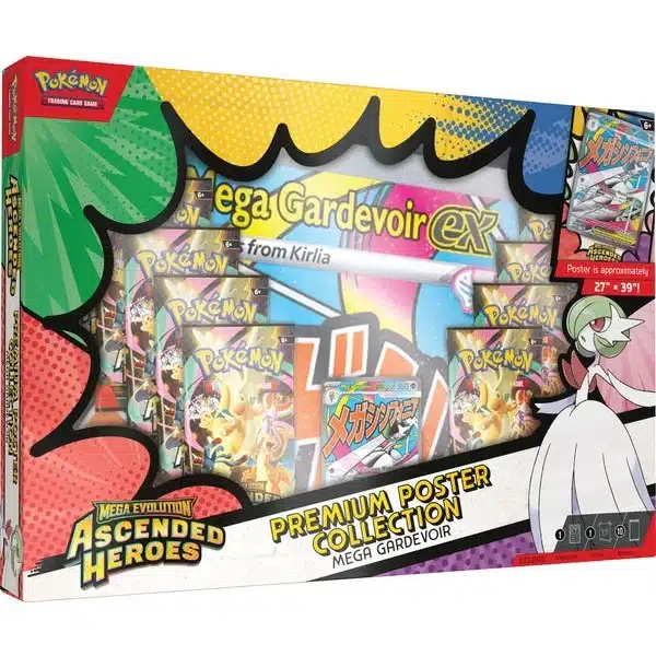 Pokemon Ascended Heroes Premium Poster Collection – Mega Gardevoir