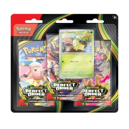 Pokemon Perfect Order 3-Booster Blister – Chikorita