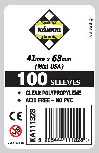 Sleeves 41x63mm (Mini USA)